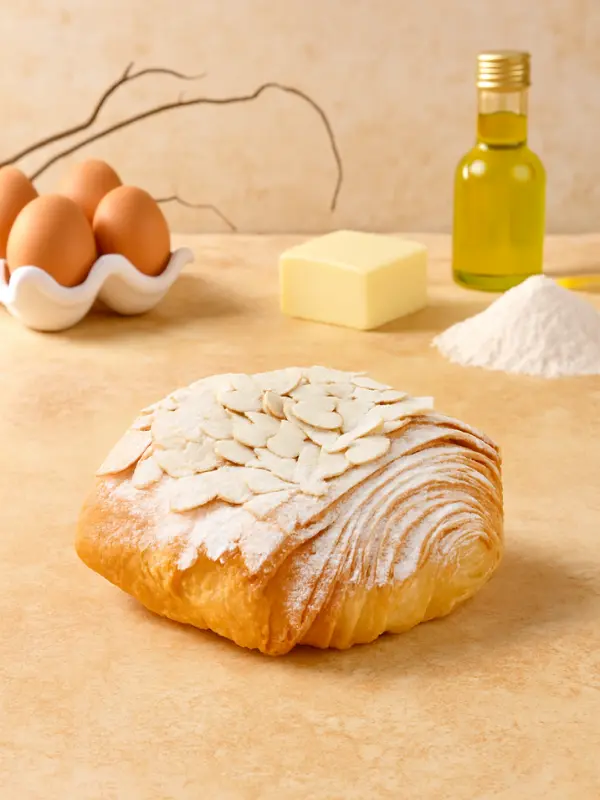 Almond Pain Au Chocolate Croissant