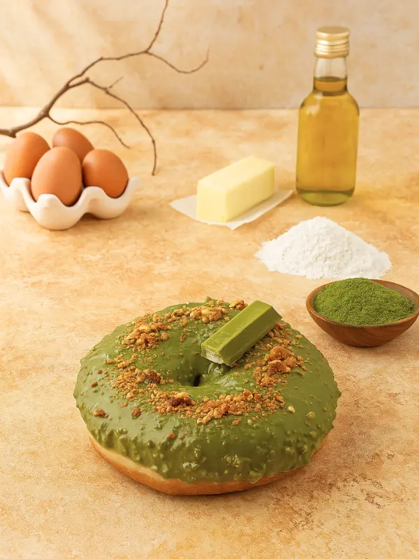 Donut Kitkat Greentea