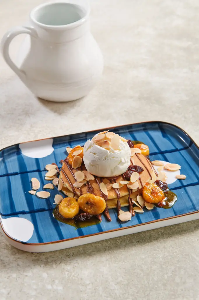 Pancake Banana Raisin Nutella