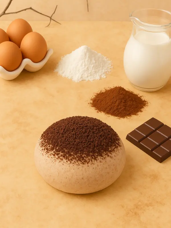 Donut Mochi Brownies Caramel