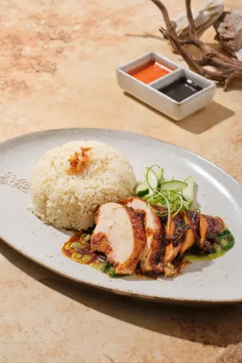 Ayam Panggang Asia with Hainan Rice