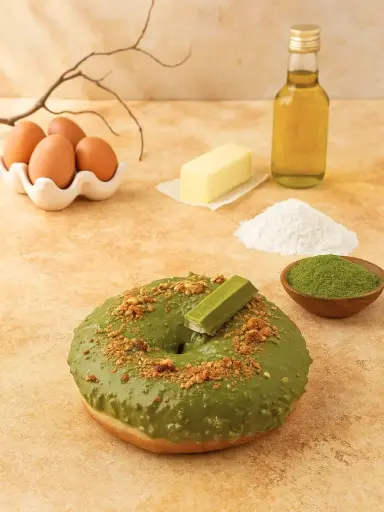 Donut Kitkat Greentea