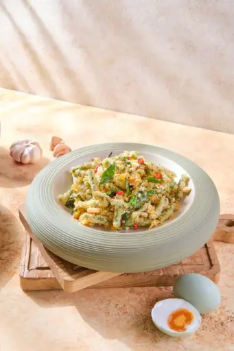 Kacang Panjang Tumis Telur Asin