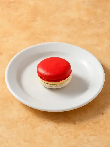 Macaron Strawberry Cheese