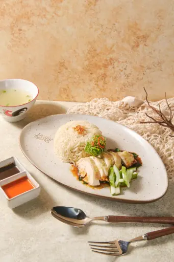 Nasi Ayam Hainan (Hainan Chicken Rice)