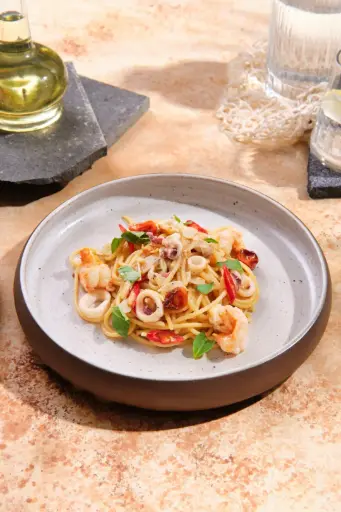 Seafood Aglio Olio