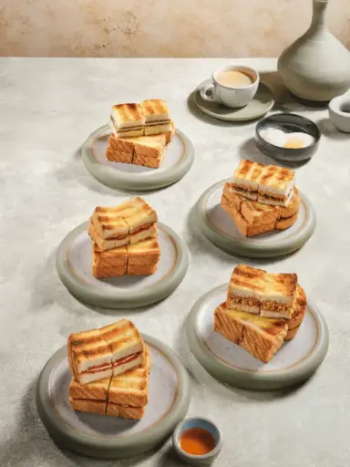 Combo Roti Bakar + Coffee/Tea
